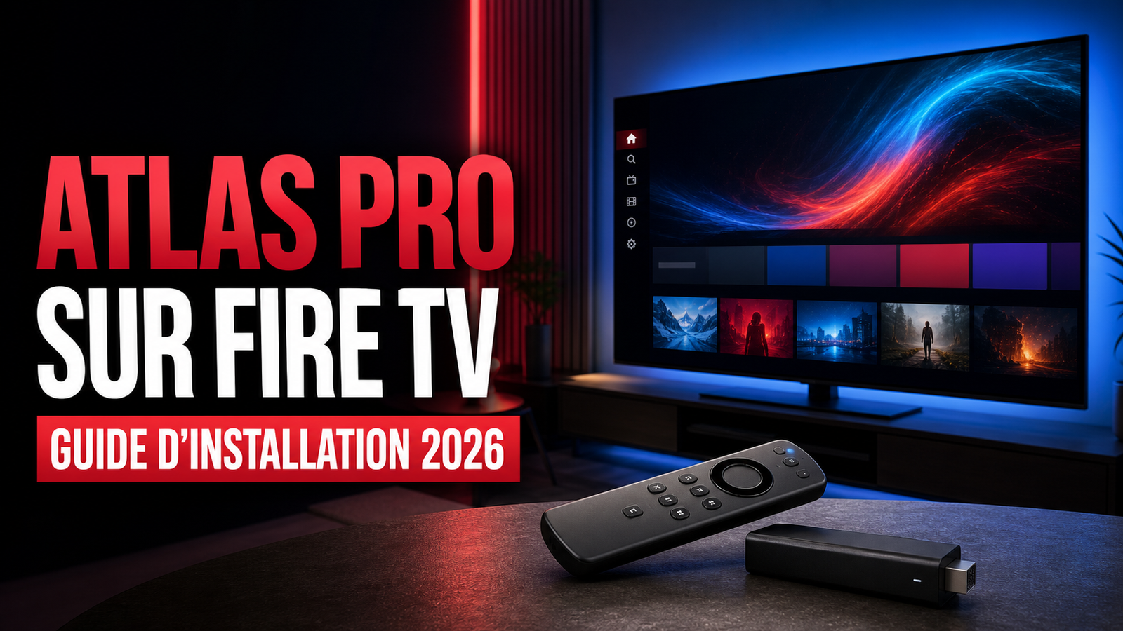 Atlas Pro sur Fire TV Stick – réglages pour une lecture fluide en 2026