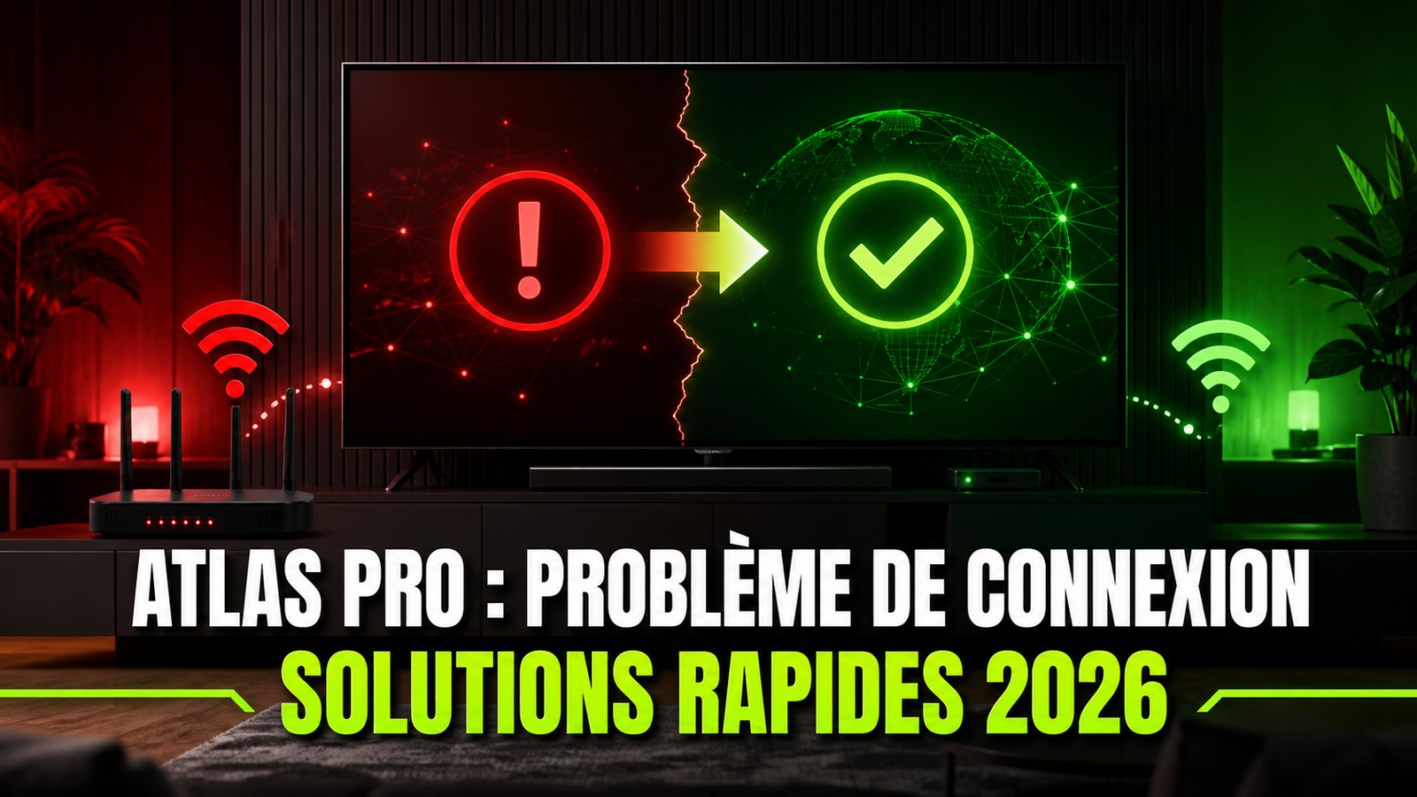 Atlas Pro erreur de connexion au serveur – solutions 2026